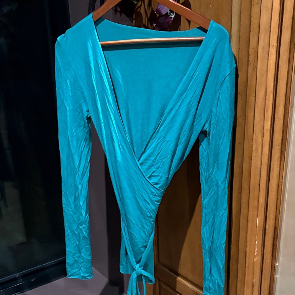 Rachel Pally (peacock/teal) Wrap Top